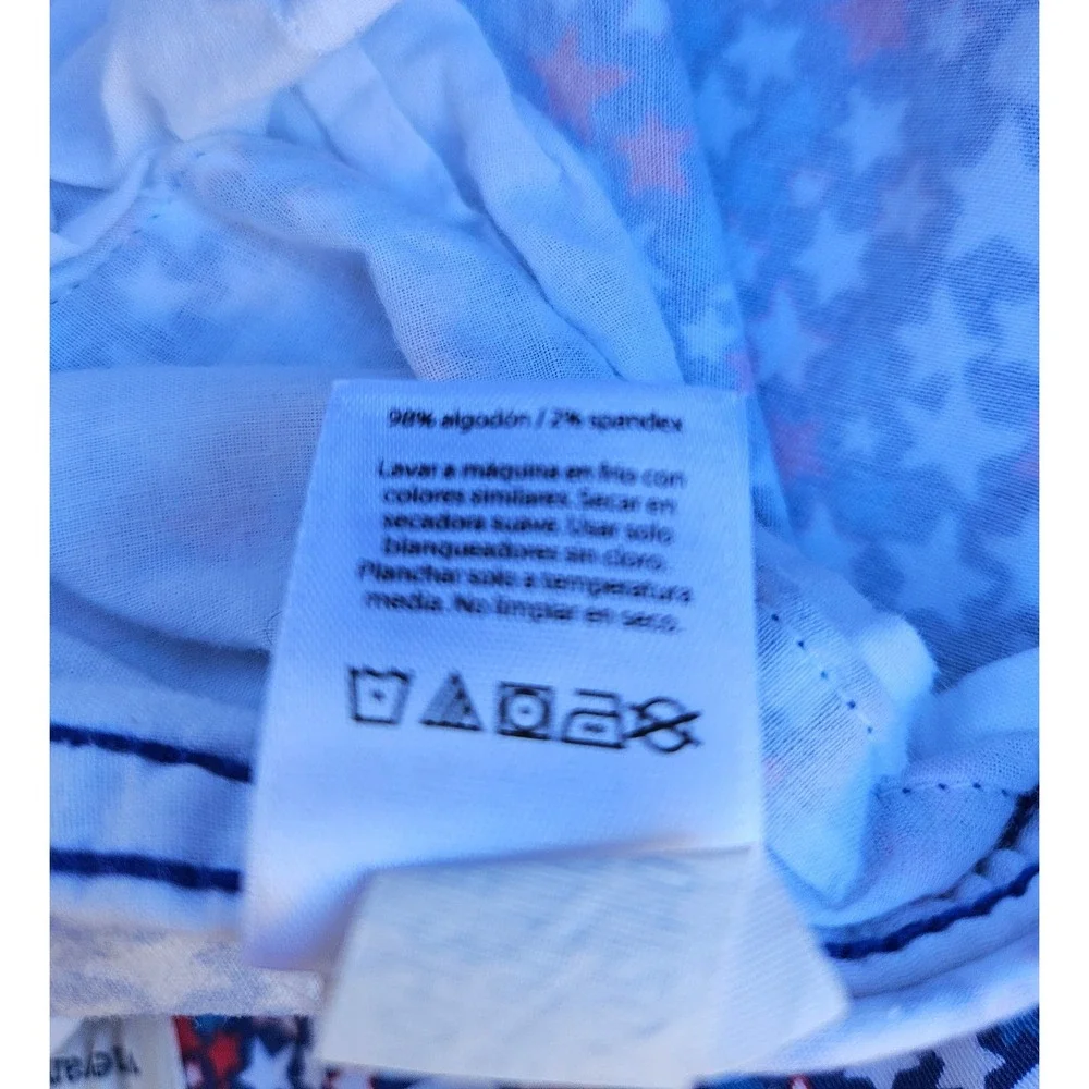 VINEYARD VINES Women's Patriotic Stars & Whales Chino Shorts Size 10